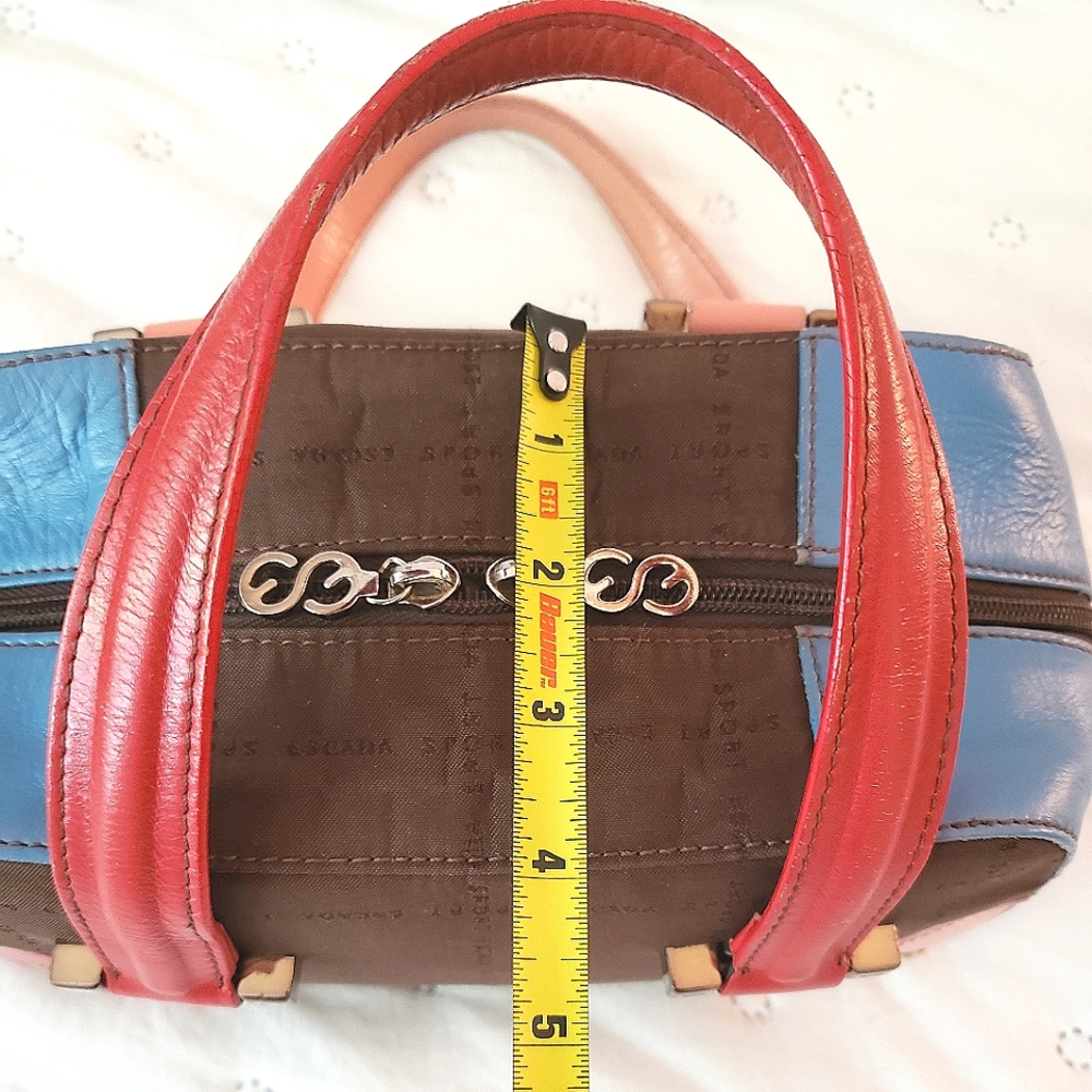 Escada Colorblock Mini Bowler handbag - Picture 11 of 12